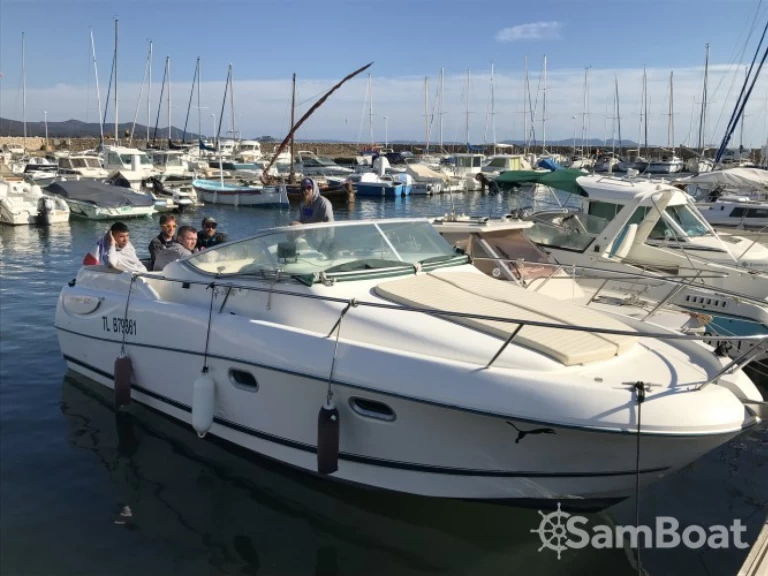 Jeanneau Leader 805 charter bareboat or captained in  Toulon
