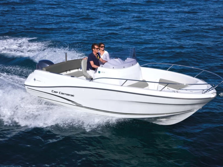 Jeanneau Cap Camarat 650 charter bareboat or captained in  Le Canon