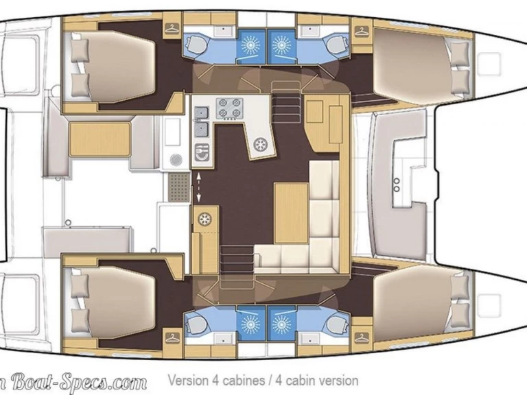 Catamaran rental with or without captain Lagoon Le Marin