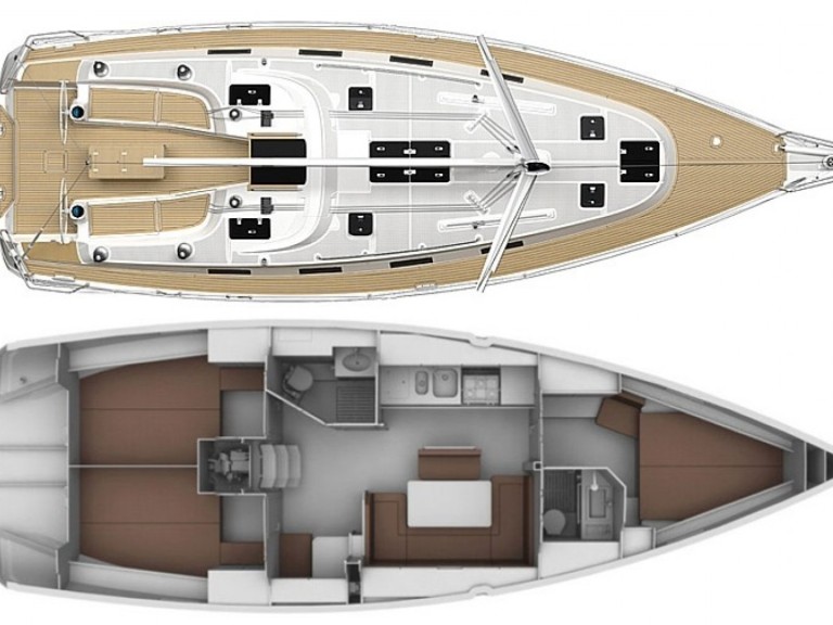 Sailboat for rent Arzon at the best price