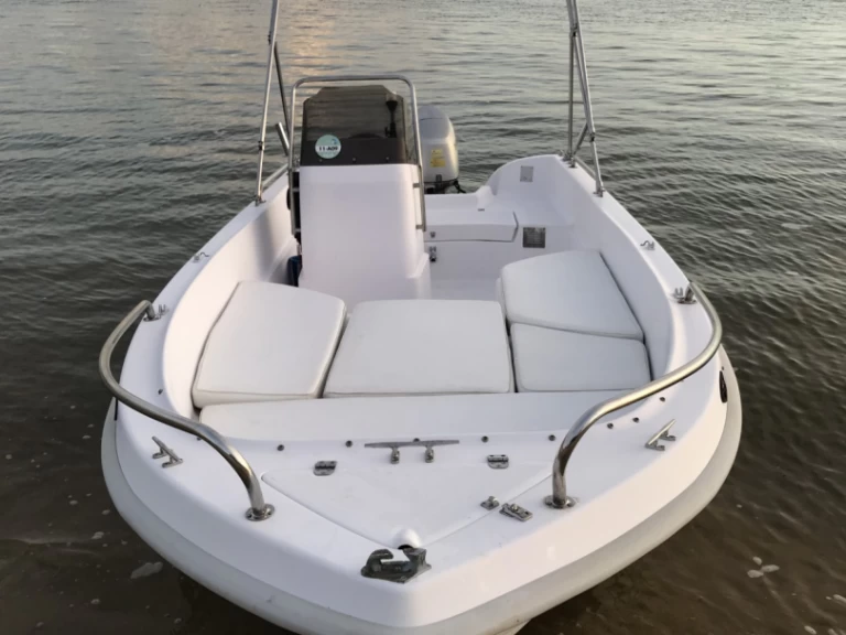 Bareboat Rental Motorboat Poseidon with a boat licence