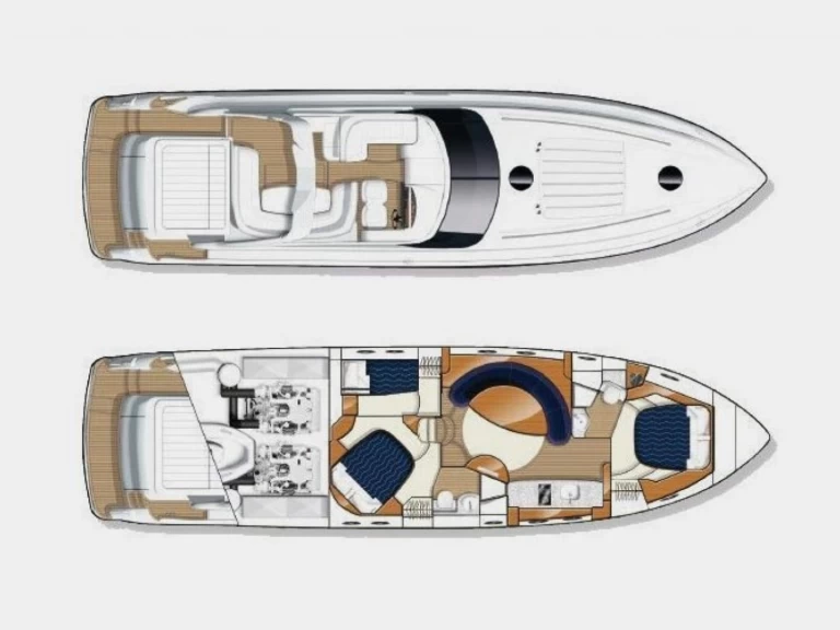 Yacht charter Mahón cheap Princess V58