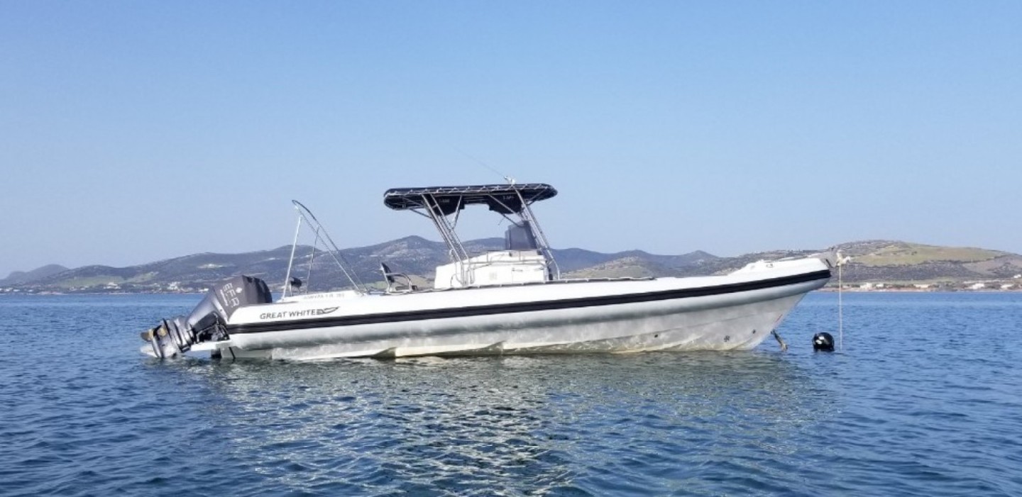 Rent a RIB Great White 10M Faethon 900 in Alyki | SamBoat
