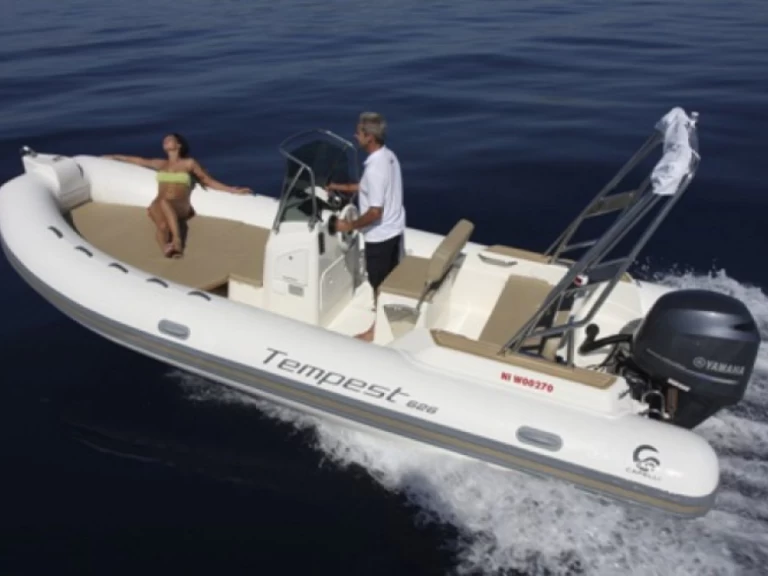 Capelli Tempest 626 charter bareboat or captained in  Propriano