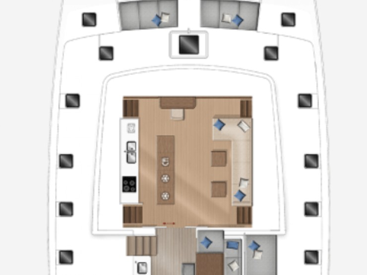 Lagoon Lagoon 620 charter bareboat or captained in  Lávrio