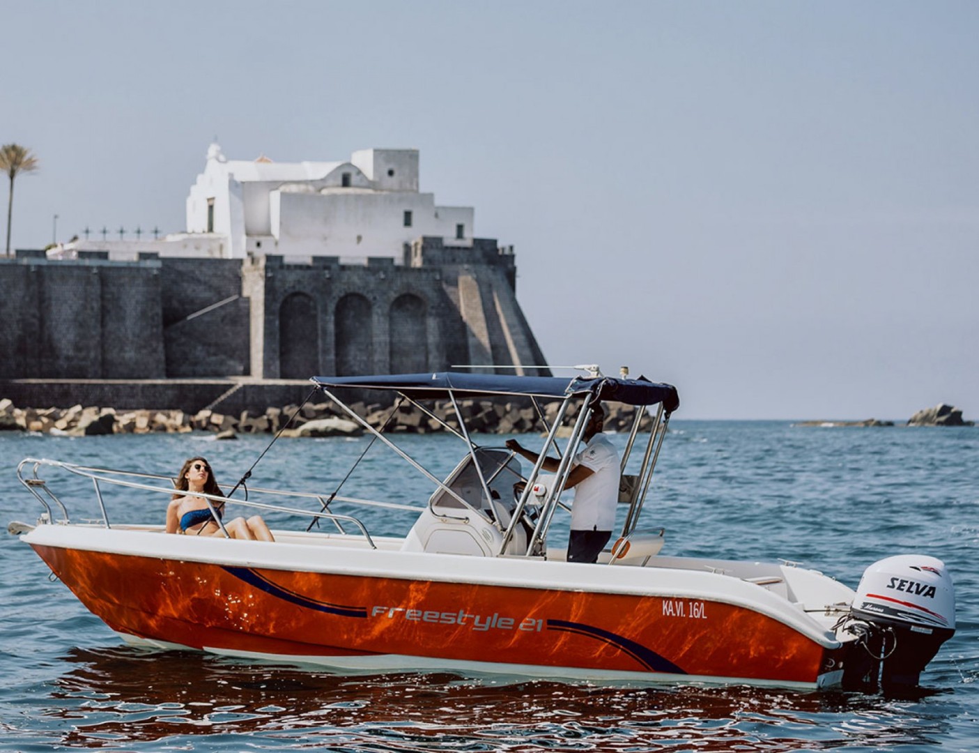 Rent a Motorboat Terminal Boat 21 in Forio (Terminal boat 21