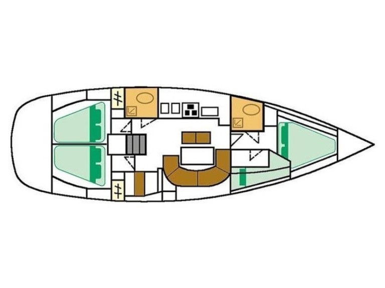 Yacht charter Volos cheap Oceanis 411 Clipper
