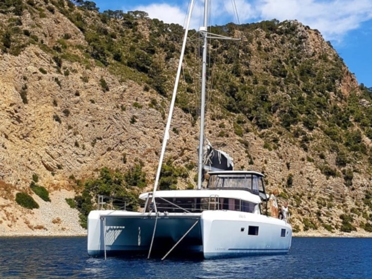 Lagoon Lagoon 42 charter bareboat or captained in  Sant Antoni de Portmany