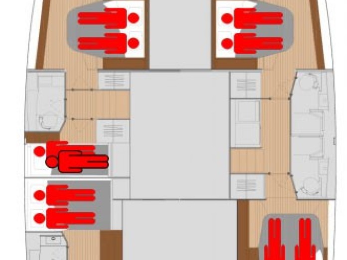 Catamaran rental in Biograd na Moru - Fountaine Pajot Saona 47