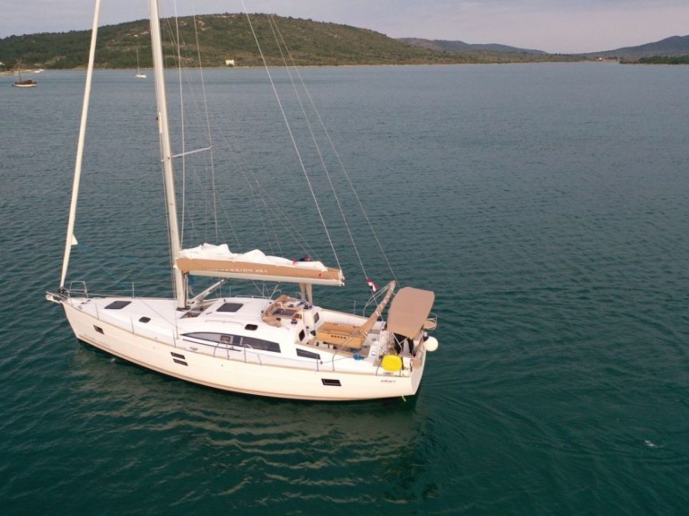 Elan Impression 45.1 charter bareboat or captained in  Pirovac