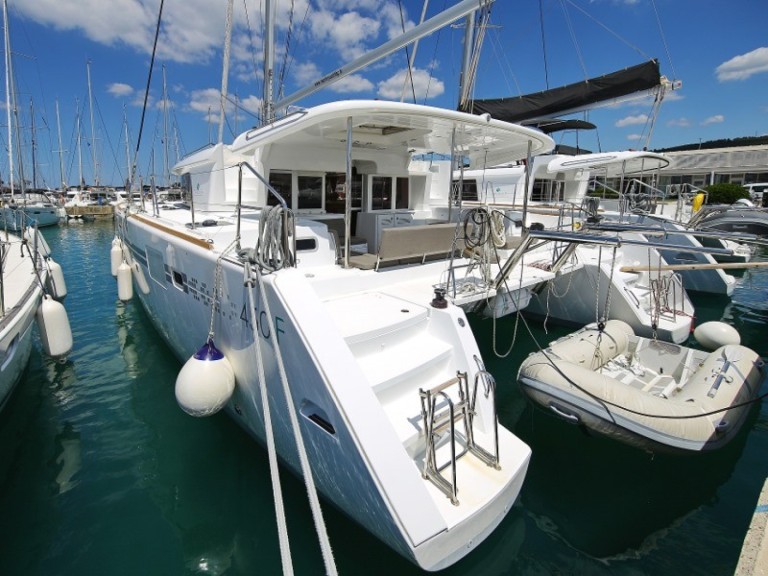 Bareboat Rental Catamaran Lagoon with a boat licence