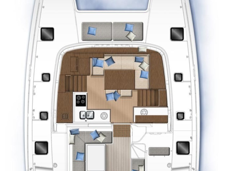 Catamaran rental in Šibenik - Lagoon Lagoon 40