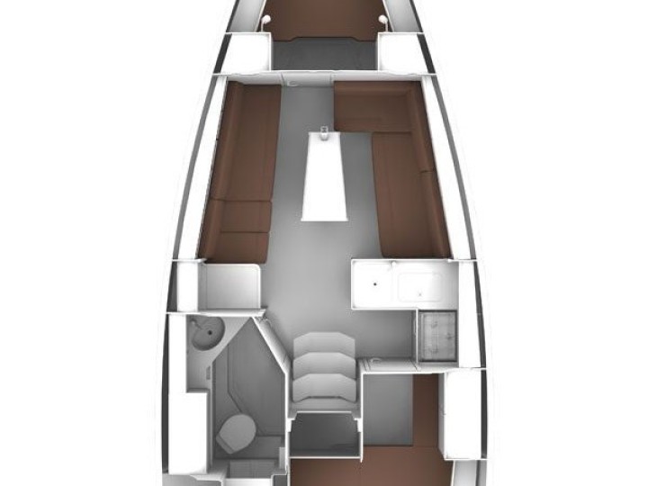 Bavaria Cruiser 33 charter bareboat or skippered in  Sukošan