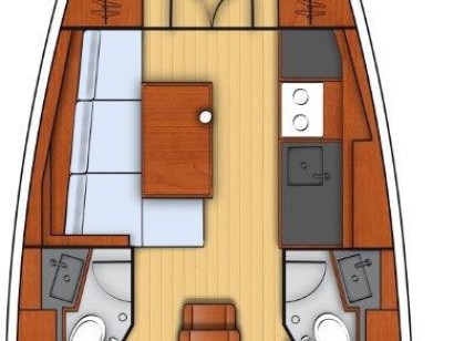 Bareboat Rental Sailboat Bénéteau with a boat licence