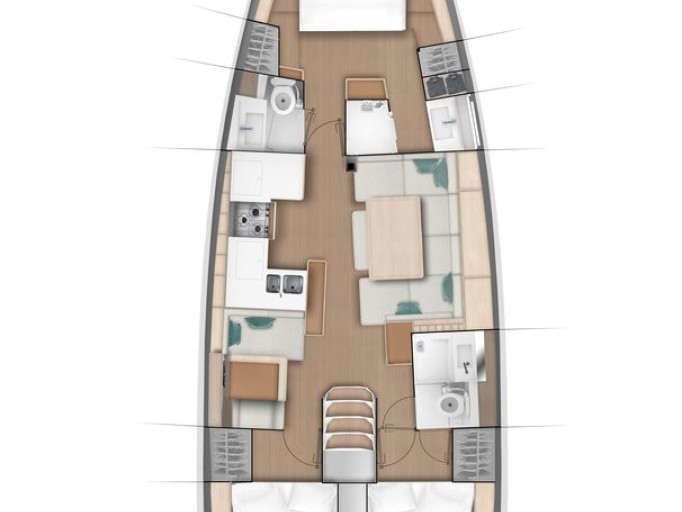 Sailboat rental with or without captain Jeanneau Primošten