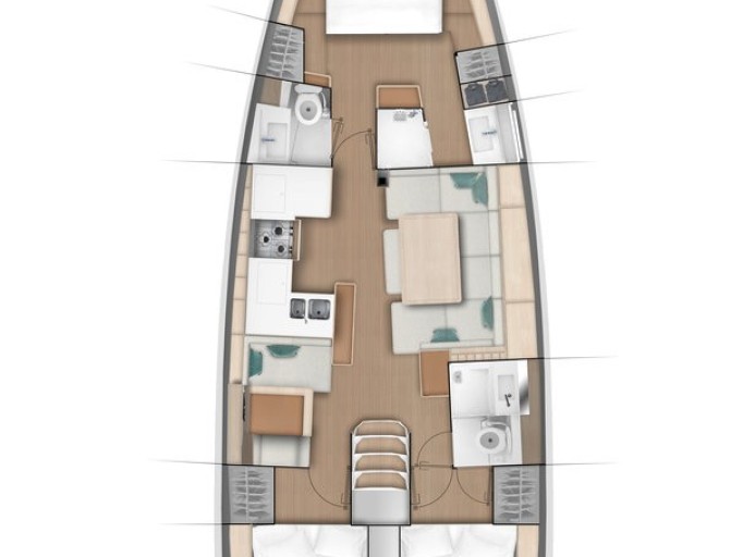 Sailboat rental with or without skipper Jeanneau Primošten