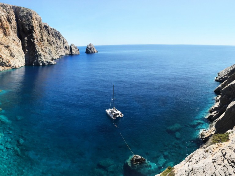 Lagoon Lagoon 42 charter bareboat or captained in  Tourlos