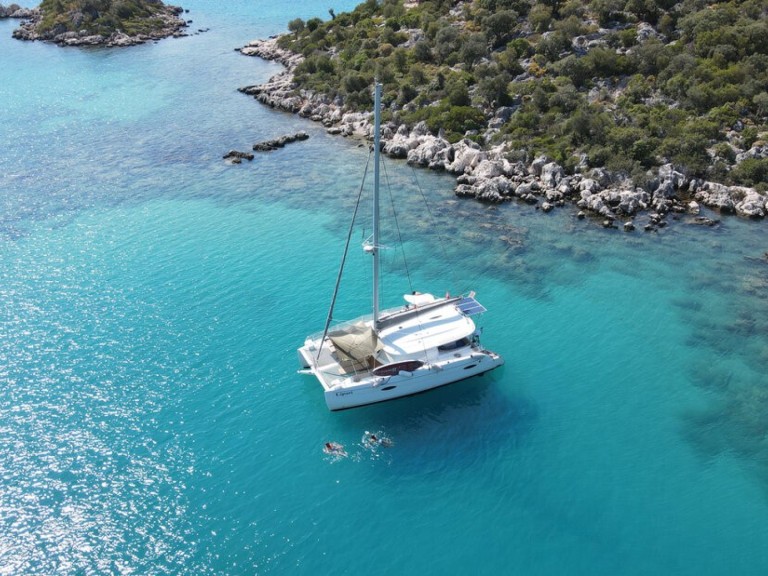 Catamaran rental with or without captain Fountaine Pajot Kaş
