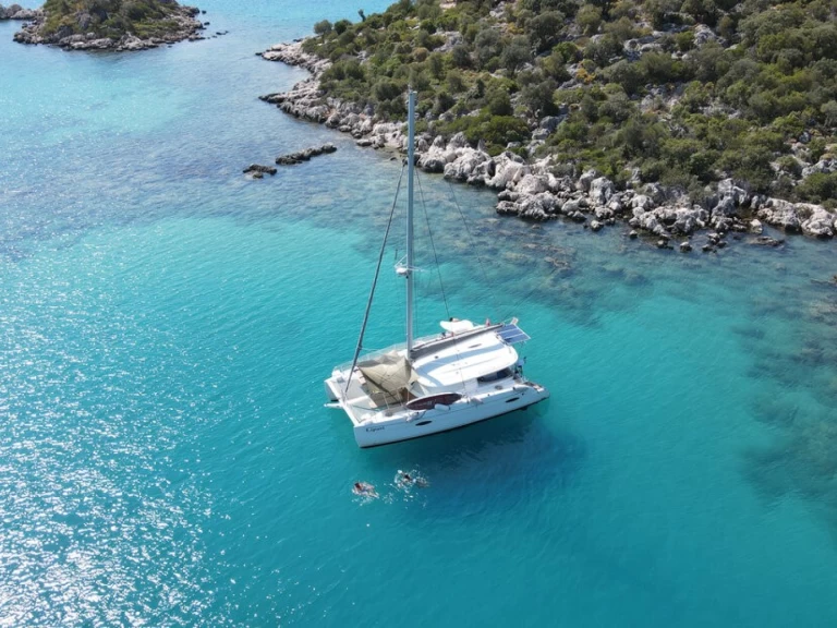 Catamaran rental with or without captain Fountaine Pajot Kaş