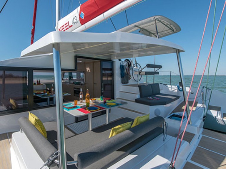 Neel Neel 43 charter bareboat or captained in  La Trinité-sur-Mer