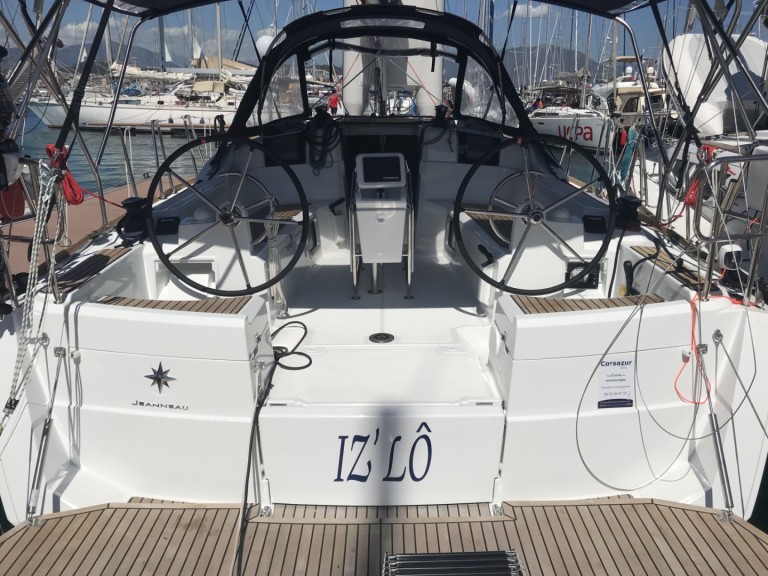 Jeanneau Sun Odyssey 389 charter bareboat or captained in  Ajaccio