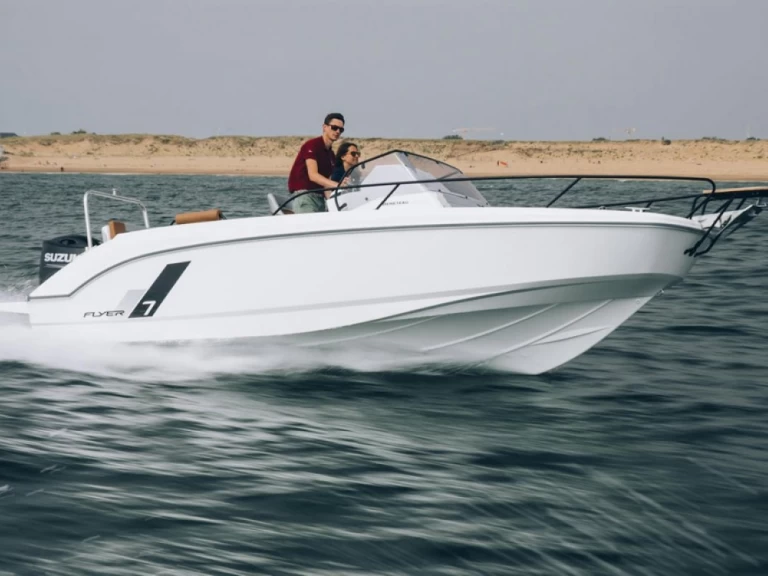 Yacht charter Mahón cheap Flyer 7 SUNdeck