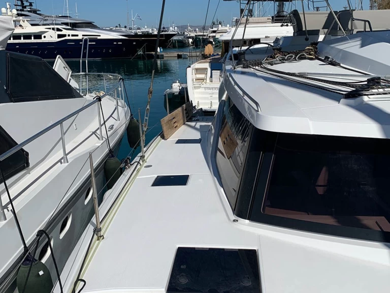 Bareboat Rental Catamaran Fountaine Pajot with a boat licence