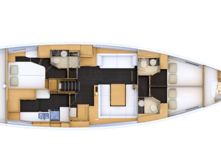 Jeanneau Jeanneau 54 charter bareboat or captained in  Seget Donji