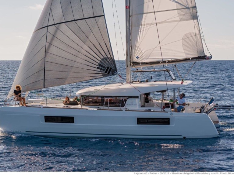 Bareboat Rental Catamaran Lagoon with a boat licence