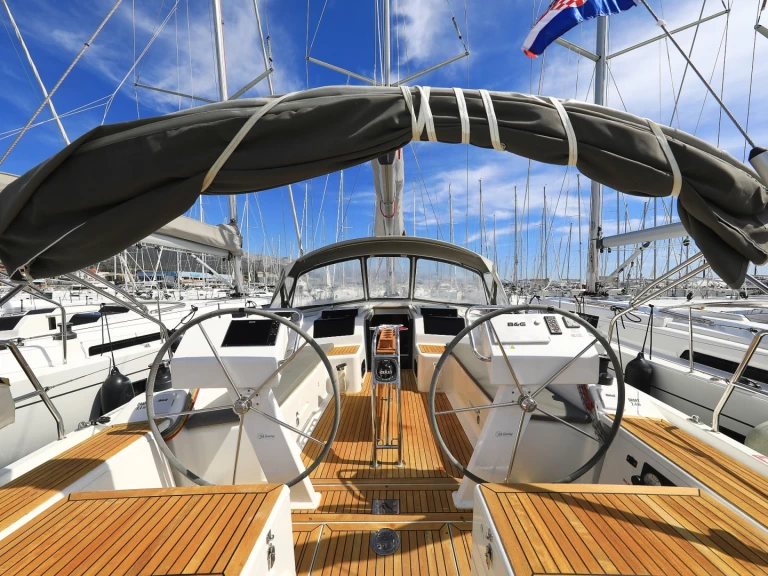 Hanse Hanse 455 charter bareboat or captained in  Kaštela