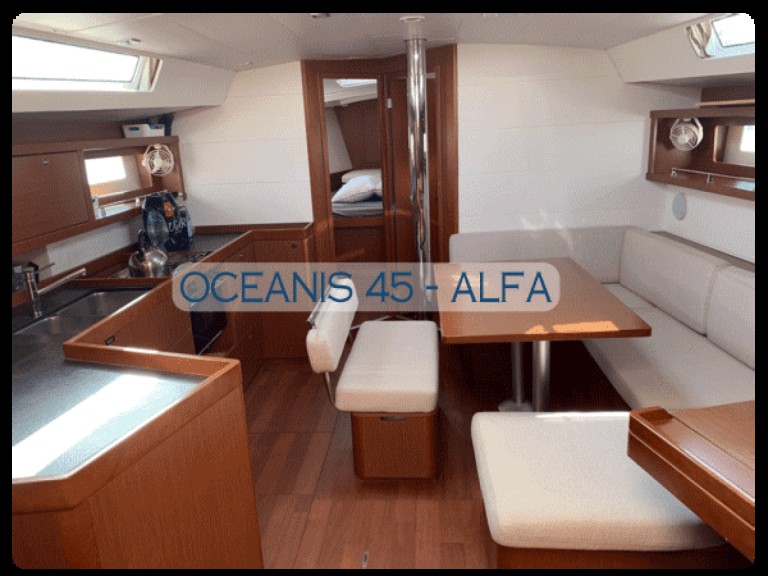 Yacht charter Gouvia cheap Oceanis 45
