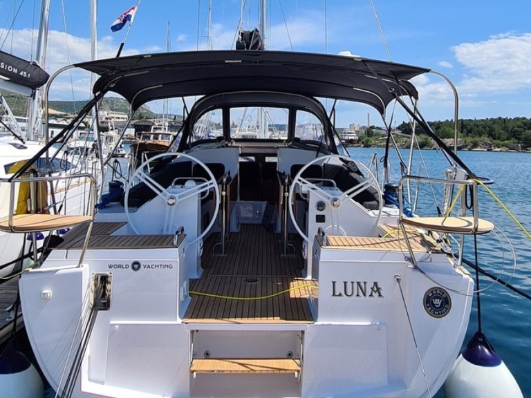 Elan Impression 45.1 charter bareboat or captained in  Šibenik