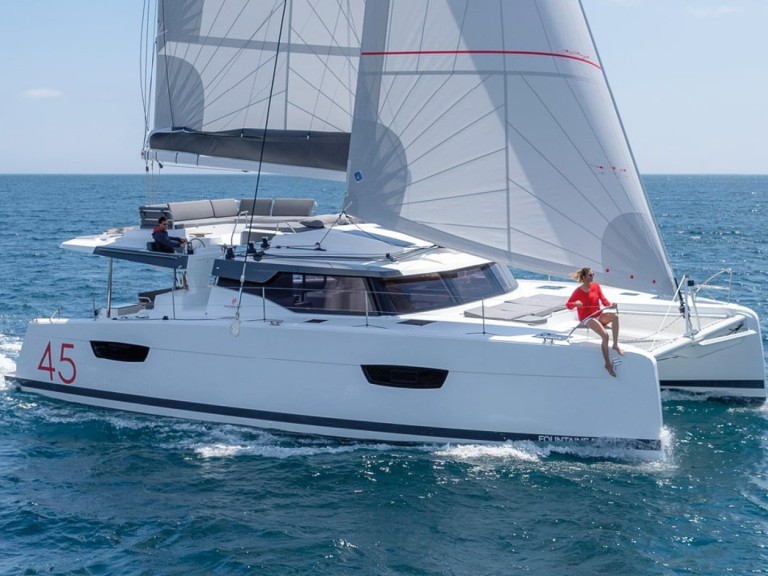 Catamaran rental in Punat - Fountaine Pajot Elba 45