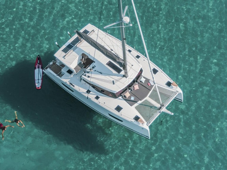 Bareboat Rental Catamaran Fountaine Pajot with a boat licence