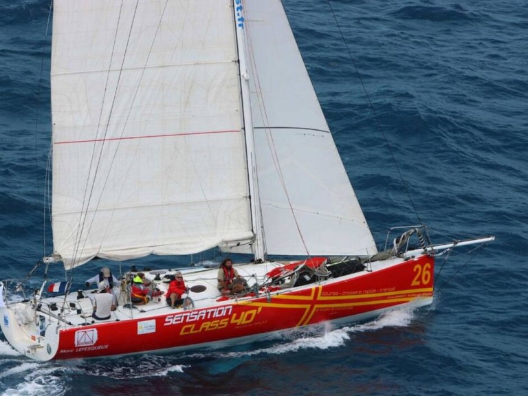 Jumbo Jumbo 40 charter bareboat or captained in  Le Marin