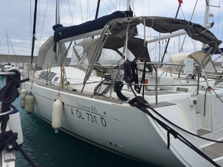 Bénéteau Oceanis 46 charter bareboat or captained in  Castiglioncello
