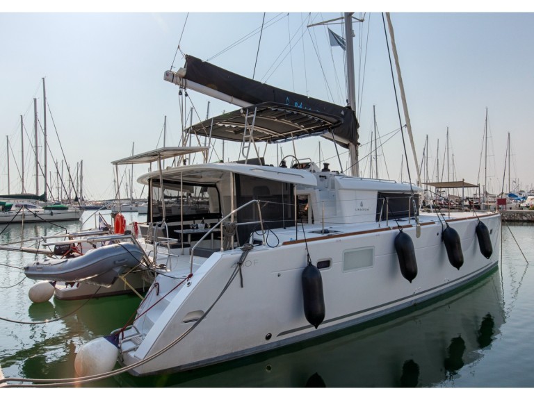 Lagoon Lagoon 450 F charter bareboat or captained in  Alimos