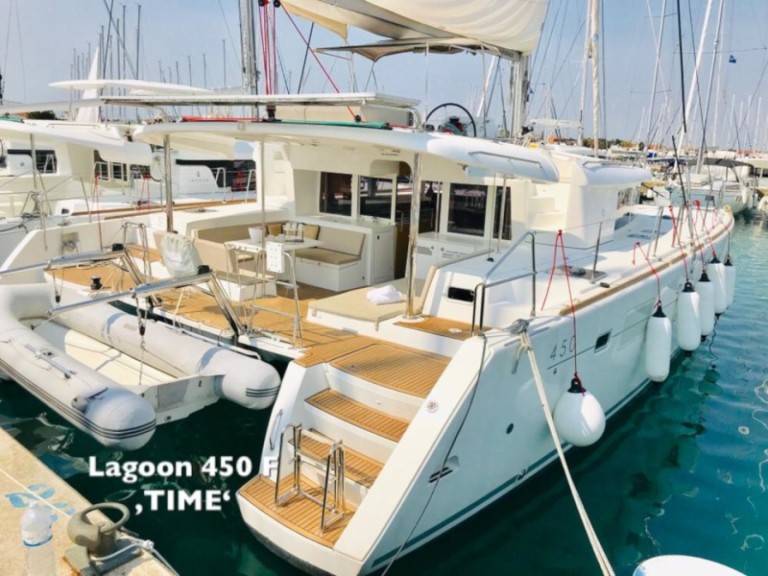 Bareboat Rental Catamaran Lagoon with a boat licence