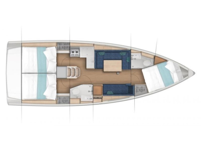 Sailboat rental with or without captain Jeanneau San Vincenzo
