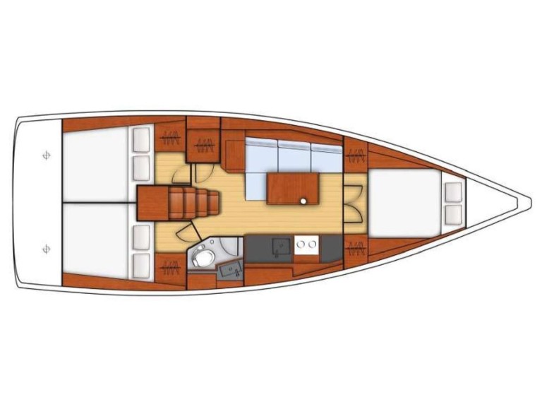 Boat rental Bénéteau Oceanis 38 in Olbia on Samboat