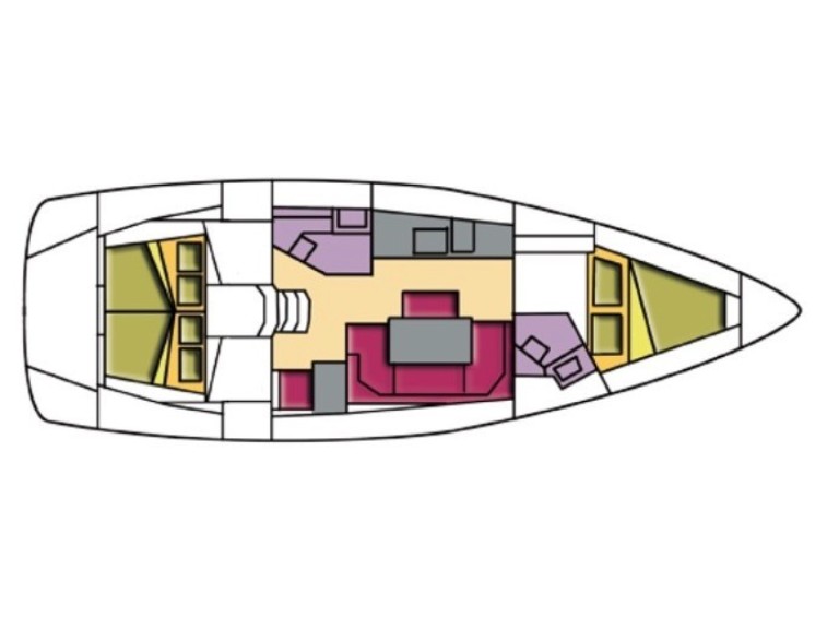 Sailboat rental with or without captain Bavaria Cugnana Verde