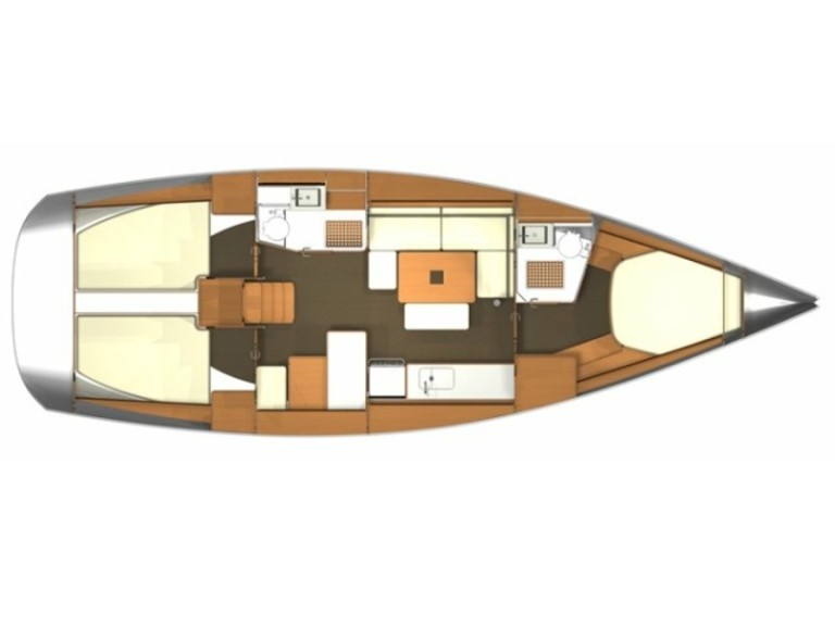 Bareboat Rental Sailboat Dufour with a boat licence