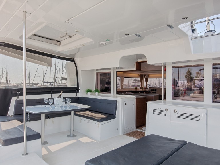 Lagoon Lagoon 450 F charter bareboat or captained in  Alimos