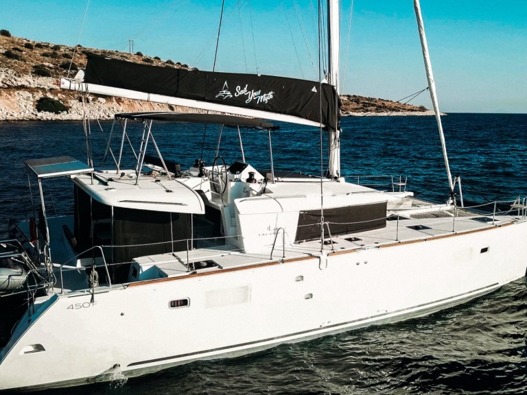 Yacht charter Alimos cheap Lagoon 450 F