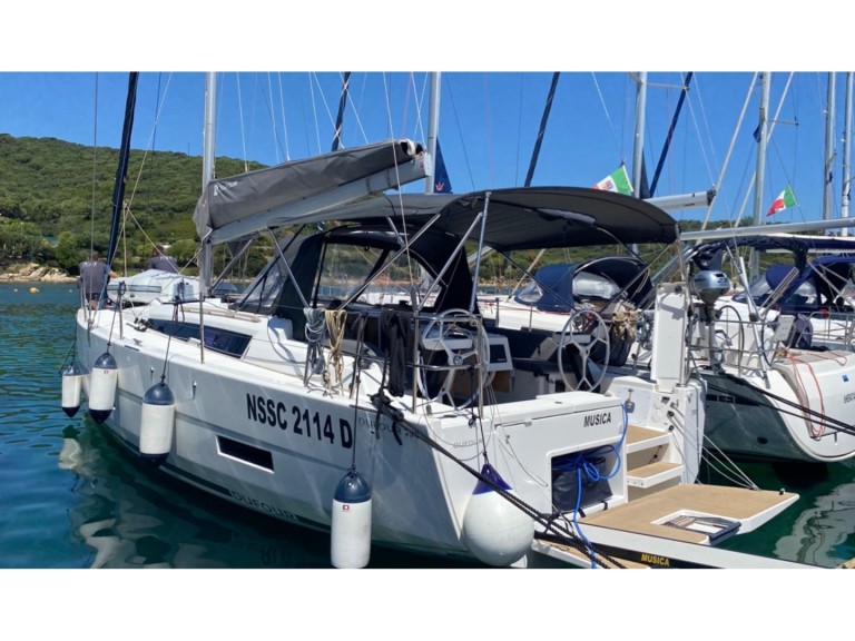 Sailboat rental with or without captain Dufour Cugnana Verde