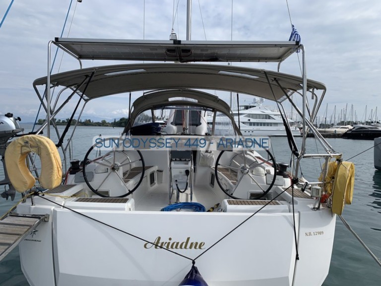 Jeanneau Sun Odyssey 449 charter bareboat or captained in  Gouvia