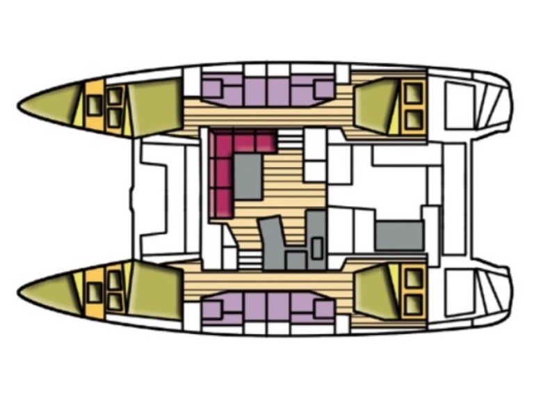 Yacht charter Cugnana Verde cheap Lagoon 42