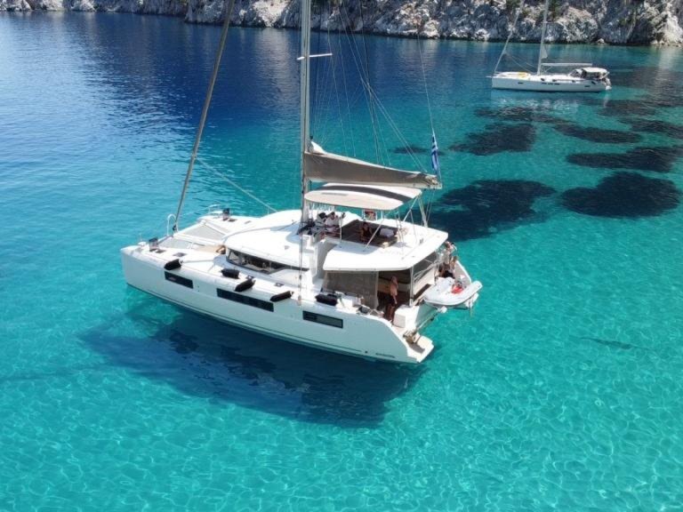 Bareboat Rental Catamaran Lagoon with a boat licence
