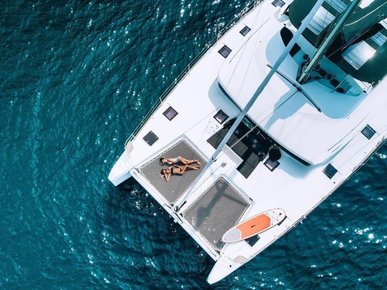 Bareboat Rental Catamaran Lagoon with a boat licence