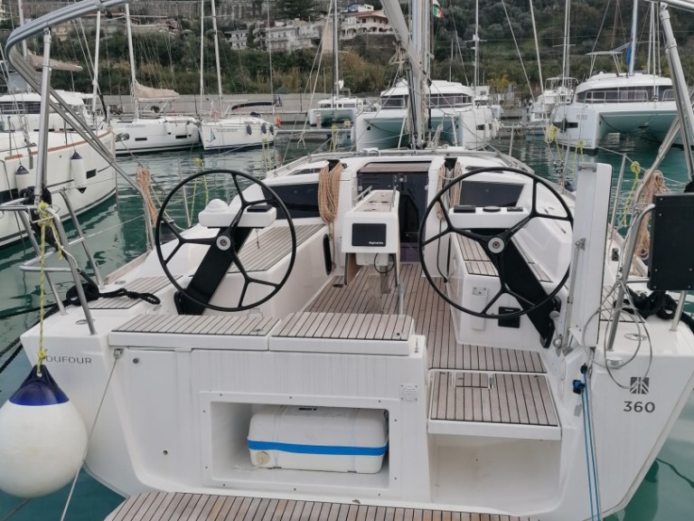Dufour Dufour 360 Grand Large charter bareboat or captained in  Capo d'Orlando